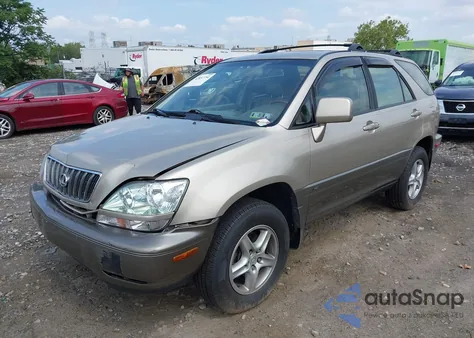 2002 Lexus Rx 300 из США, поврежденный, VIN JTJGF10U820144627
